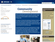 Tablet Screenshot of msucommunitydevelopment.org